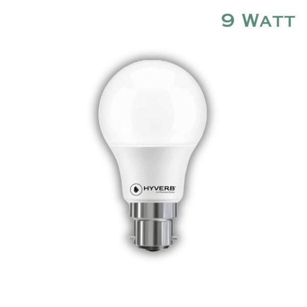 HYVERB 9W LED Light Bulb| Cool Day Light (6500K) |Energy Efficient| 4kv Surge Protection |100 Lumens per watt, B22