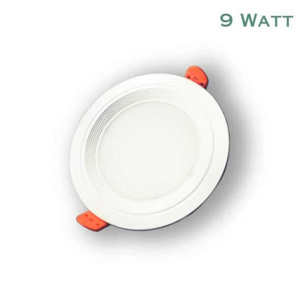 HYVERB 9 Watts LED Super Jelly Downlight | ‘HPF Driver Based’ Long life | High Brightness | 110 Lumens/watt | 4KV Surge Protections | LED Super Jelly Ceiling Downlight | for Living Room, Bathroom, kitchen, Drawing Room, Etc.