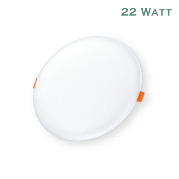 HYVERB 22 Watt LED Adjustable Panel | ‘HPF Driver Based’ Long life | 440 Voltage | 6500K CT| High Brightness | 130 Lumens/watt | 4.5KV Surge Protections | LED Moon Ceiling | for Living Room, Bathroom, kitchen, Drawing Room, Etc.